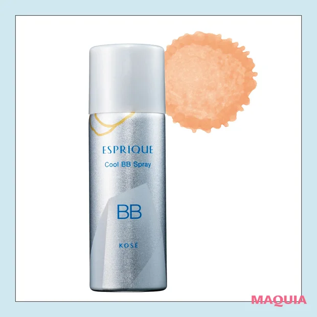 【限定発売】エスプリークの崩れないひんやりBB！  「冷感タッチ　BBスプレー UV 50 S」で肌温度−7℃