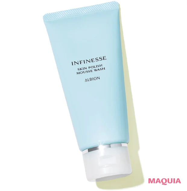 2026年最新 新発売 おすすめ洗顔料　INFINESSE　スキンポリッシュ ムースウォッシュ