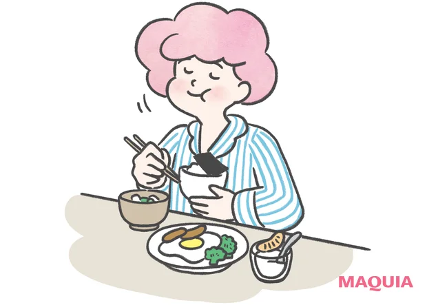 ネガティブからポジティブになる方法　1日3食きちんと食べる