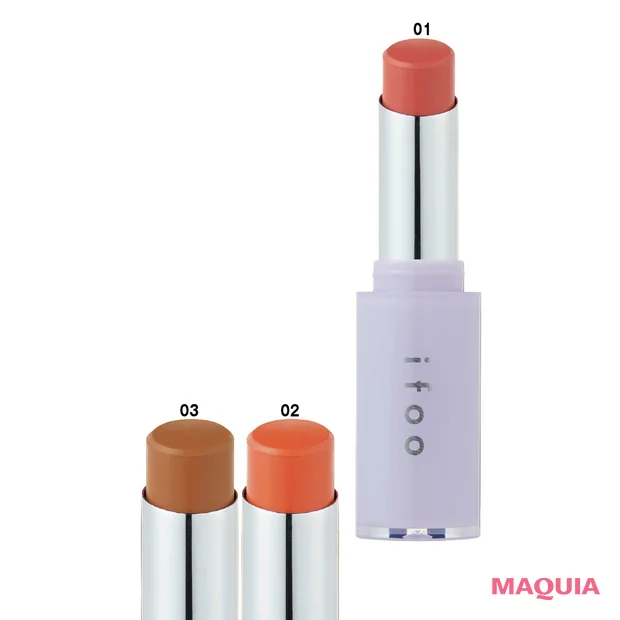 2026年おすすめ夏新色コスメ 千吉良恵子さんプロデュースifoo（イフウ）　マイルーセントリップ 各￥2200