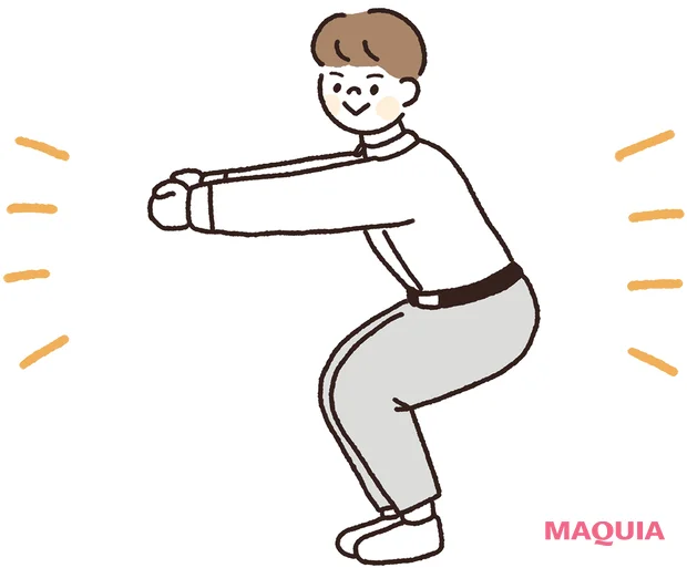 思いついたらすぐ行動派におすすめの休み方 仕事の合間にスクワット