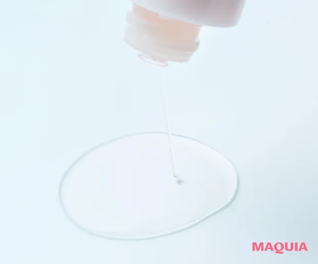 マキア ブライトニング・UVグランプリ2026 化粧水部門　エリクシール　ブライトニング ローション ca 　テクスチャー