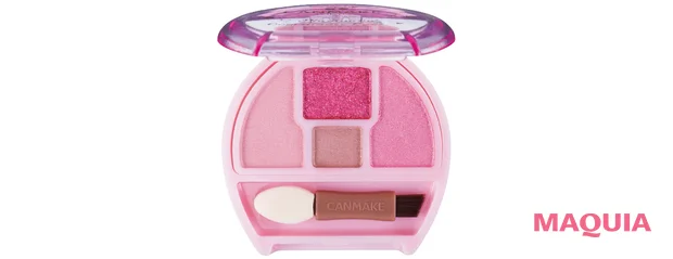 ペールピンクのリップ＆チークコスメにおすすめのメイク キャンメイク プランぷくコーデアイズ 06 