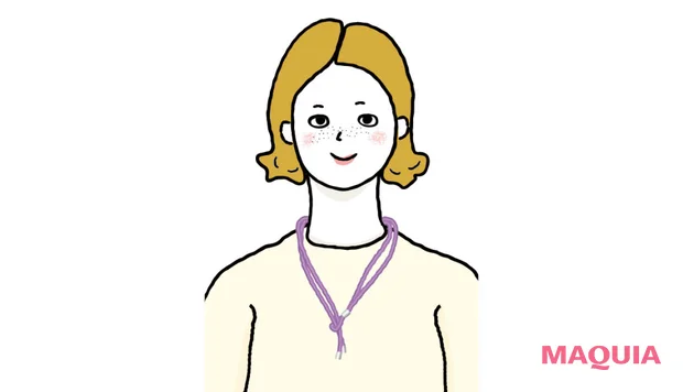 ループメンテとは やり方 首にかける２