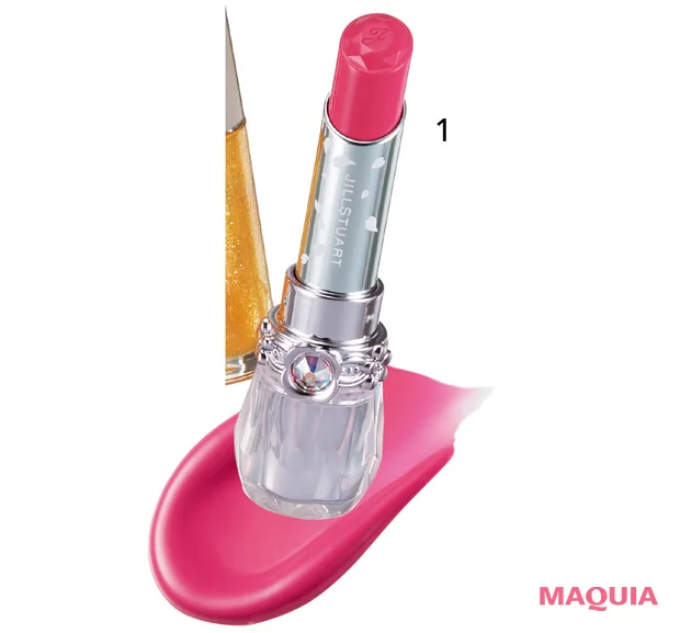 多幸感リップメイク やり方ハウツー　サクラブーケ リップブロッサム グロウ 114