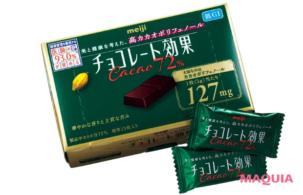 大野真理子さんおすすめのインナーケアアイテム　チョコレート効果 カカオ72%