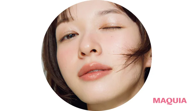 丸みが可愛い多幸感メイク 森絵梨佳