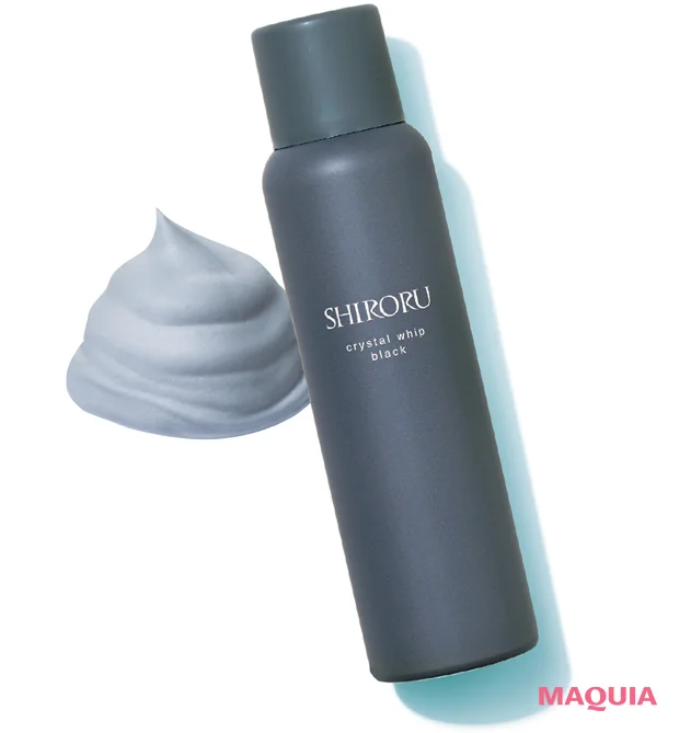 2026年最新 新発売 おすすめ洗顔料　SHIRORU　クリスタルホイップ ブラック