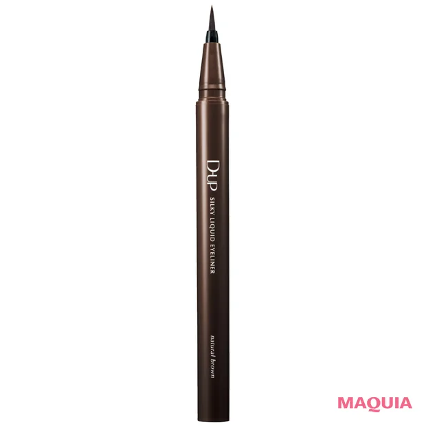 櫻坂46 守屋麗奈さん（れなぁ） リアル愛用コスメでセルフメイク　ディーアップ シルキーリキッドアイライナーWP ナチュラルブラウン