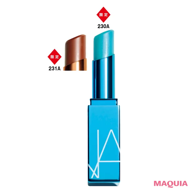 NARSの2026年おすすめ夏新色コスメ　アフターグロー リップバーム N 各￥4180