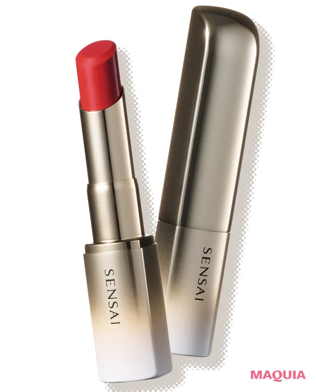 美容愛好家 野毛まゆりさんおすすめの新作コスメ　カネボウ化粧品　センサイ　モイスチャー インテンスリップスティック