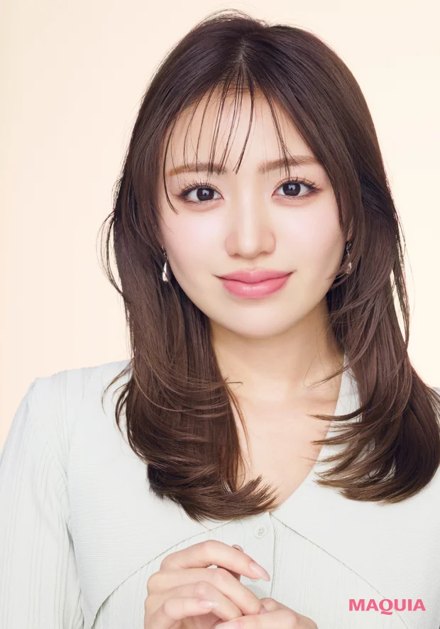 ヘアアレンジ ドライヤーを使った髪の巻き方 ロング 仕上がり