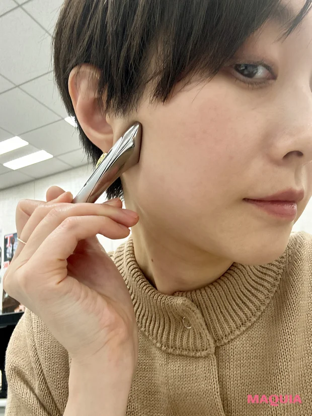 推しコス　マキアエディター　サロニア　フェイスカレントポインター　カッサ　HOW TO　使い方