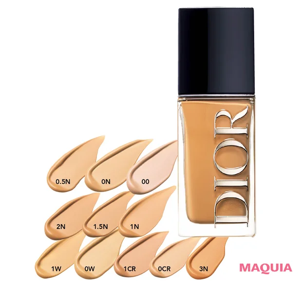 ナチュルに仕上がる薄づきファンデーション ディオール フォーエヴァー フルイド スキン グロウ 