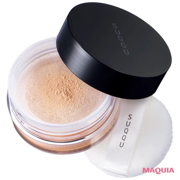 ヘア＆メイク 長井かおりさん監修 多幸感ベースメイク SUQQU オイル リッチ グロウ ルース パウダー e