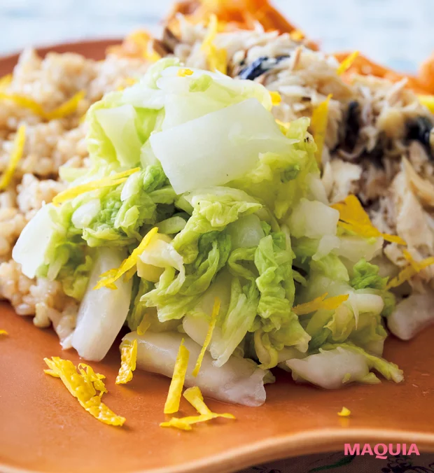 長谷川あかりさんの人気レシピ 白菜の塩もみゆず風味