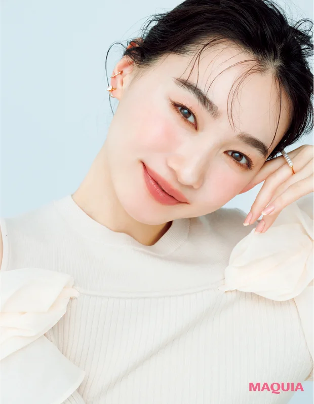 ヘア＆メイク 長井かおりさん監修 多幸感ベースメイク 仕上がり