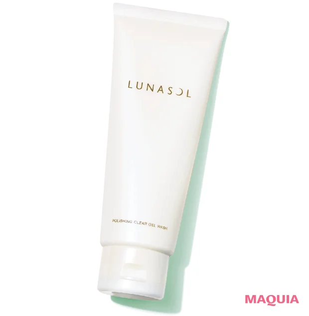 2026年最新 新発売 おすすめ洗顔料　LUNASOL　ポリッシングクリア ジェルウォッシュ