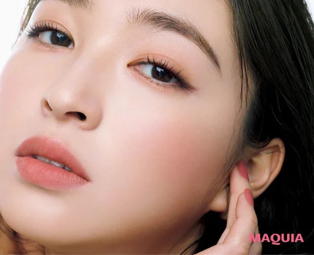 「ぷっくり幼い丸み頬」タイプのチークの入れ方 ハウツー