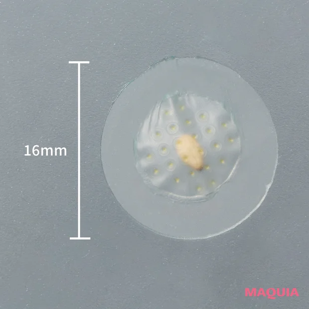 大正製薬 クリニラボ マイクロニードルパッチ ディープ-Ci　サイズ・薄さ・透け感