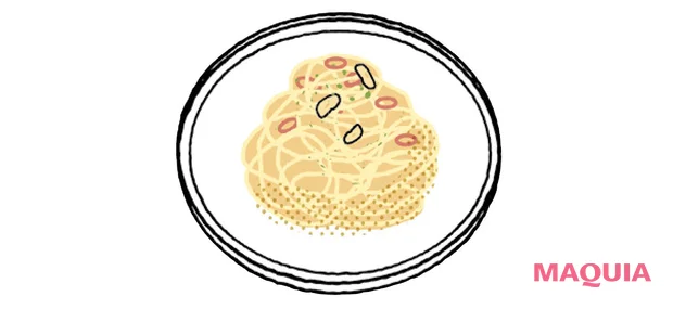 おなかのカビ対策 NG パン、麺類を食べる回数を減らす