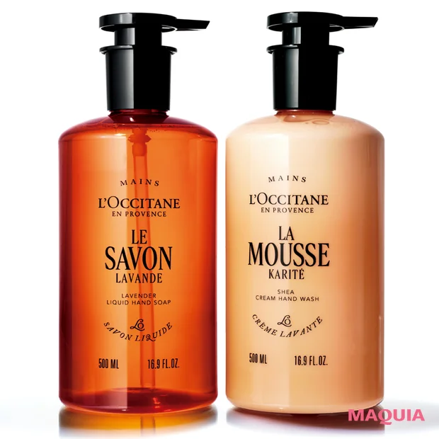 2026年最新作・新発売おすすめコスメ (左から)ル サボン リキッドハンドソープ、ラ ムース クリームハンドウォッシュ カリテ シア