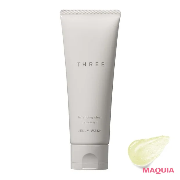 角栓　洗顔　クレンジング　THREE バランシング クリア ジェリー ウォッシュ