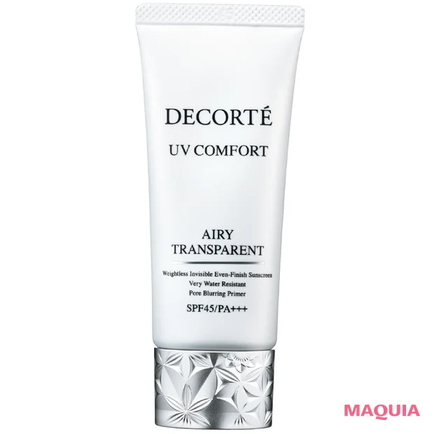 2026年春夏最新作 おすすめの毛穴やニキビ跡をカバーするUV・日焼け止め　コスメデコルテ UV コンフォート エアリートランスペアレント