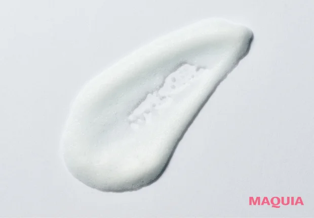 マキア ブライトニング・UVグランプリ2026 おすすめクレンジング・洗顔 テクスチャー アンフィネス スキンポリッシュ ムースウォッシュ