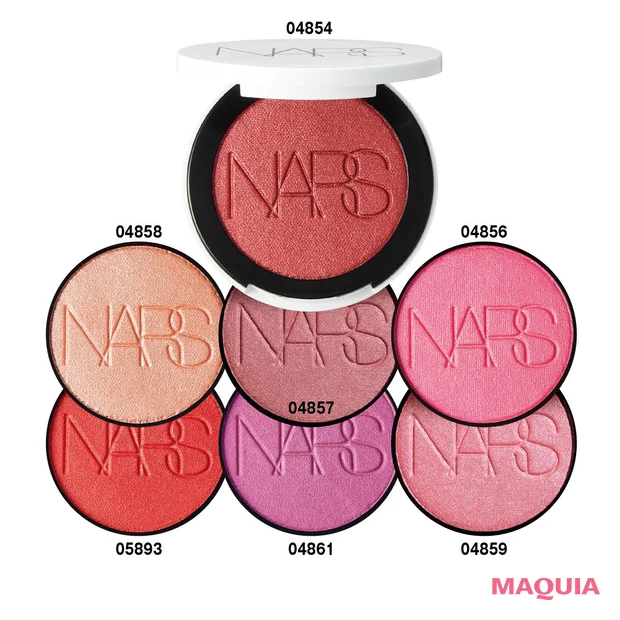 NARSの2026年おすすめ夏新色コスメ　ライトリフレクティング ルミナイジングブラッシュ 各￥6490