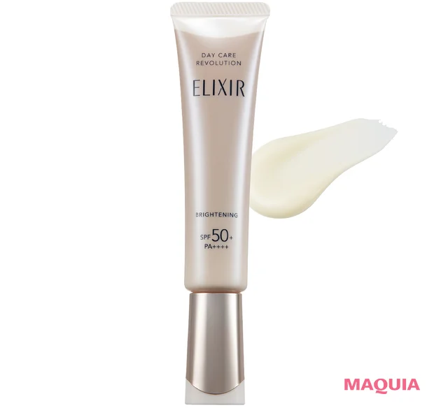 美容家 大野真理子さんおすすめのシミ対策コスメ エリクシール デーケアレボリューション ブライトニング + ba