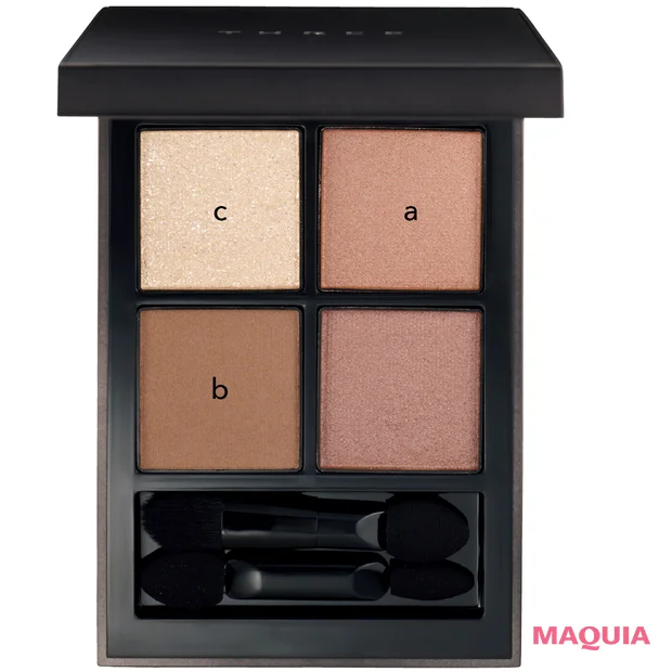 マキア MAQUIA 6月号特別版 小嶋陽菜さんの表紙メイク THREE スターゲージングアイシャドウクアッド 10