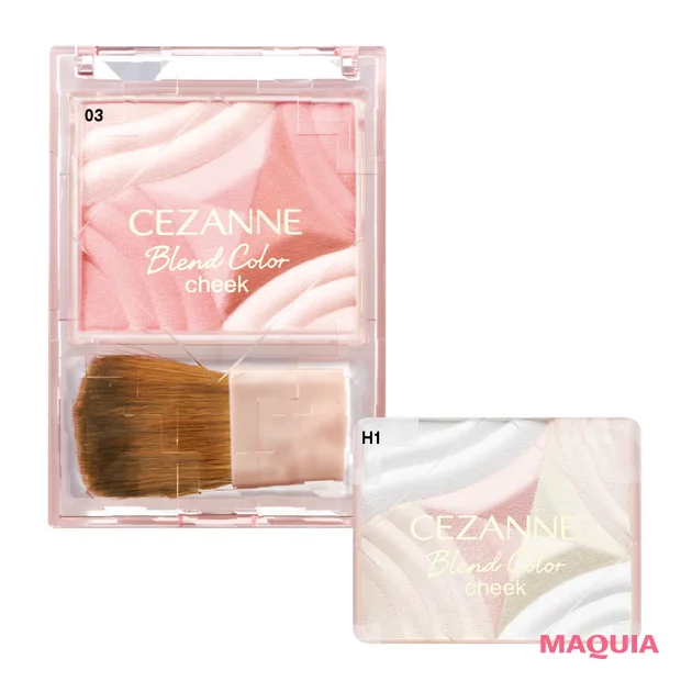 セザンヌ チーク ブレンドカラーチーク  ピンクベージュ