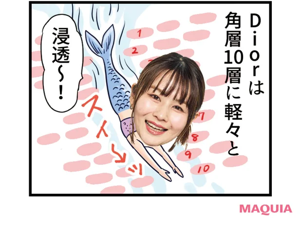 浸透力の高いおすすめのスキンケアコスメのイメージ　Dior