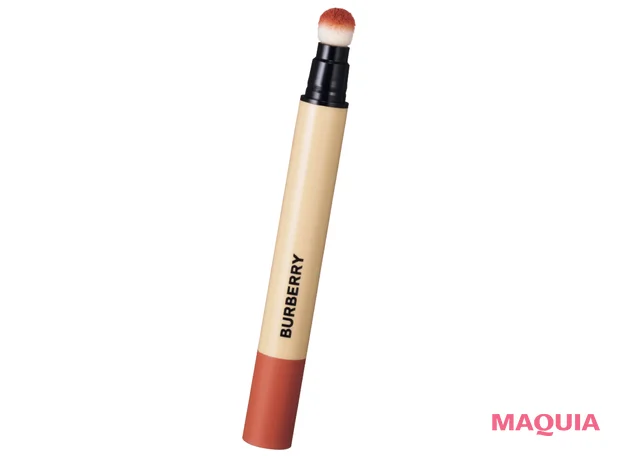 マットブラウンのリップ&チークコスメにおすすめのメイク バーバリー ビューティ バーバリー ブリット マット リップ ヴェール 652