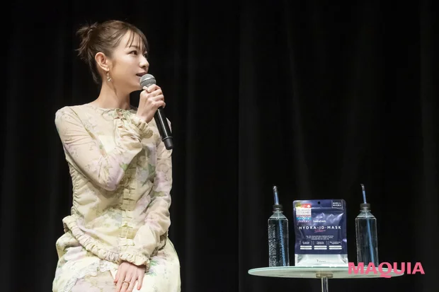 MAQUIA マキアサロン 2026年3月開催 森絵梨佳さんがルルルンステージに登場　森さんとHYDRA ID MASK（ハイドラ ID マスク）