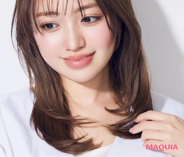 ニュアンス巻き ゆるふわ巻き のポイント 毛先は大きく弾むようなカールに