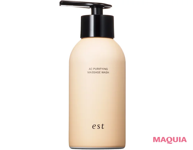 大野真理子さんおすすめの血流を巡らせるアイテム　エスト AC ピュリファイ マッサージウォッシュ