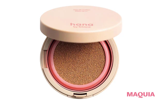 日焼け止め　ファンデーション　hana by hince レイヤーフィットクッション