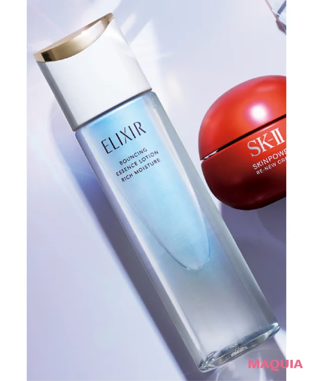 美容医療 ソフウェーブの治療後におすすめのスキンケアコスメ エリクシール リフトモイスト ローション しっとりタイプ ba