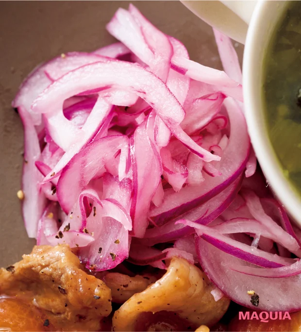 長谷川あかりさんの人気レシピ 紫玉ねぎのライム(レモン)サラダ