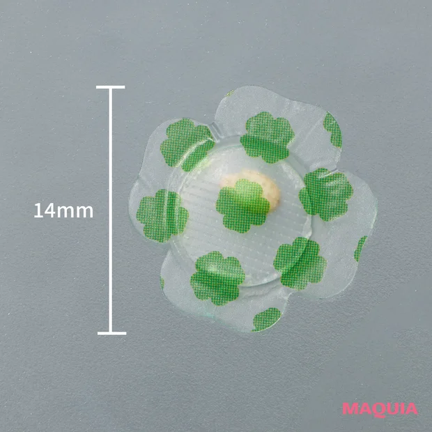 イニスフリー　レチノール　シカ　フォーカシングパッチ　サイズ・薄さ・透け感