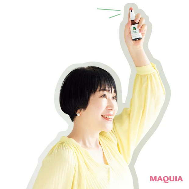 美容家 小林ひろ美さんのおすすめコスメ　SOLUNA エネルギースプレー 　使い方