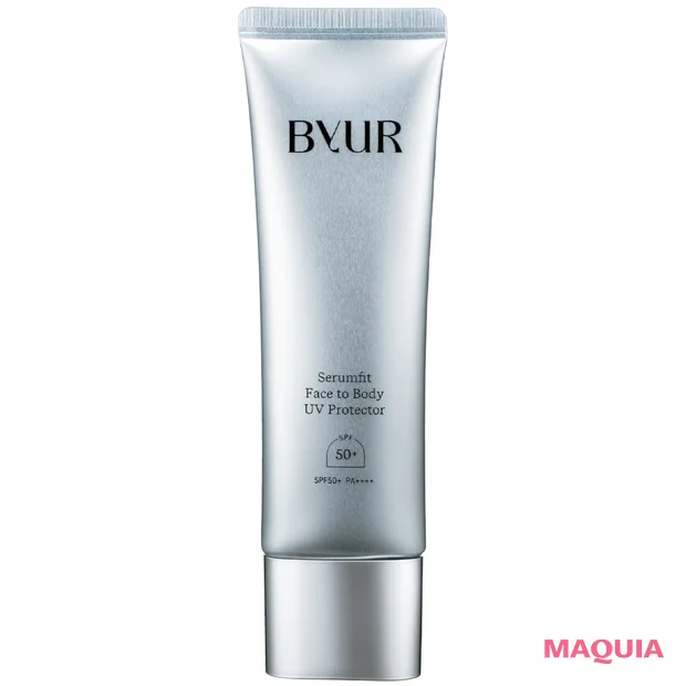 2026年春夏最新 おすすめスキンケアUV・日焼け止め　ByUR セラムフィット フェイストゥボディ UVプロテクター 01 クリア