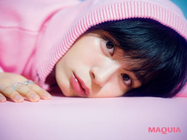 大西流星さん　マキア連載 リップ　なにわ男子