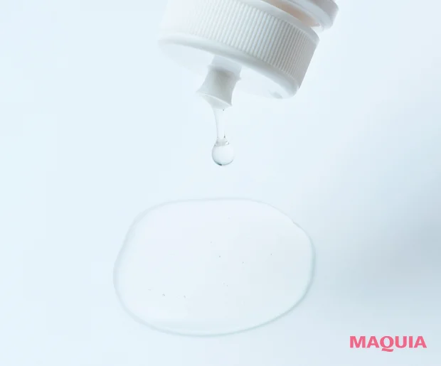 マキア ブライトニング・UVグランプリ2026 化粧水部門　ホワイトショット　クリアスキンローション　テクスチャー