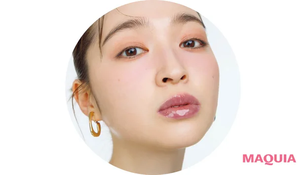 丸みが可愛い多幸感メイク　上西星来