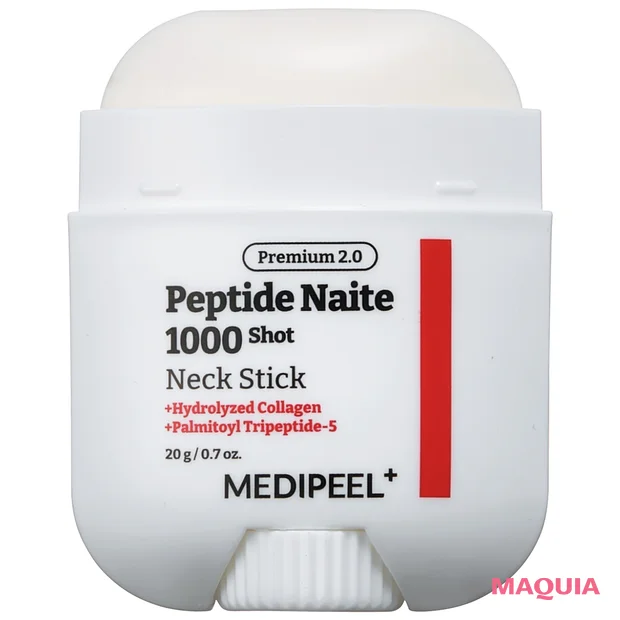 松井玲奈さんが愛用するおすすめスキンケアコスメ　メディピール プレミアム ペプチドナイテ 1000ショットネックスティック