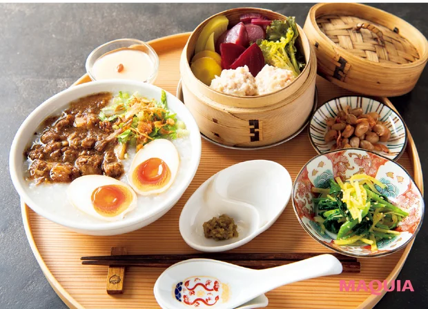 台湾のお粥が食べられるおすすめのお店　粥や 佐藤　ルーロー粥