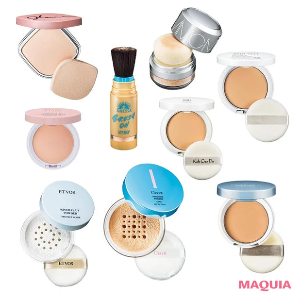 マキア人気記事ランキング2位 【2026年】UVカット（日焼け止め）パウダーおすすめ9選｜日中の追いUV対策にも便利！